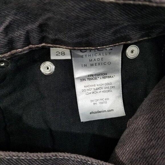 Etica Skylar Cuffed Denim Shorts Womens Size 28 - Picture 5 of 5